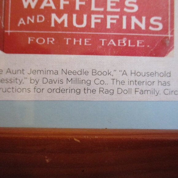 FINAL SALE Leaving Poshmark! Framed paper advertising Aunt Jemima Pancake Flour - Picture 4 of 5
